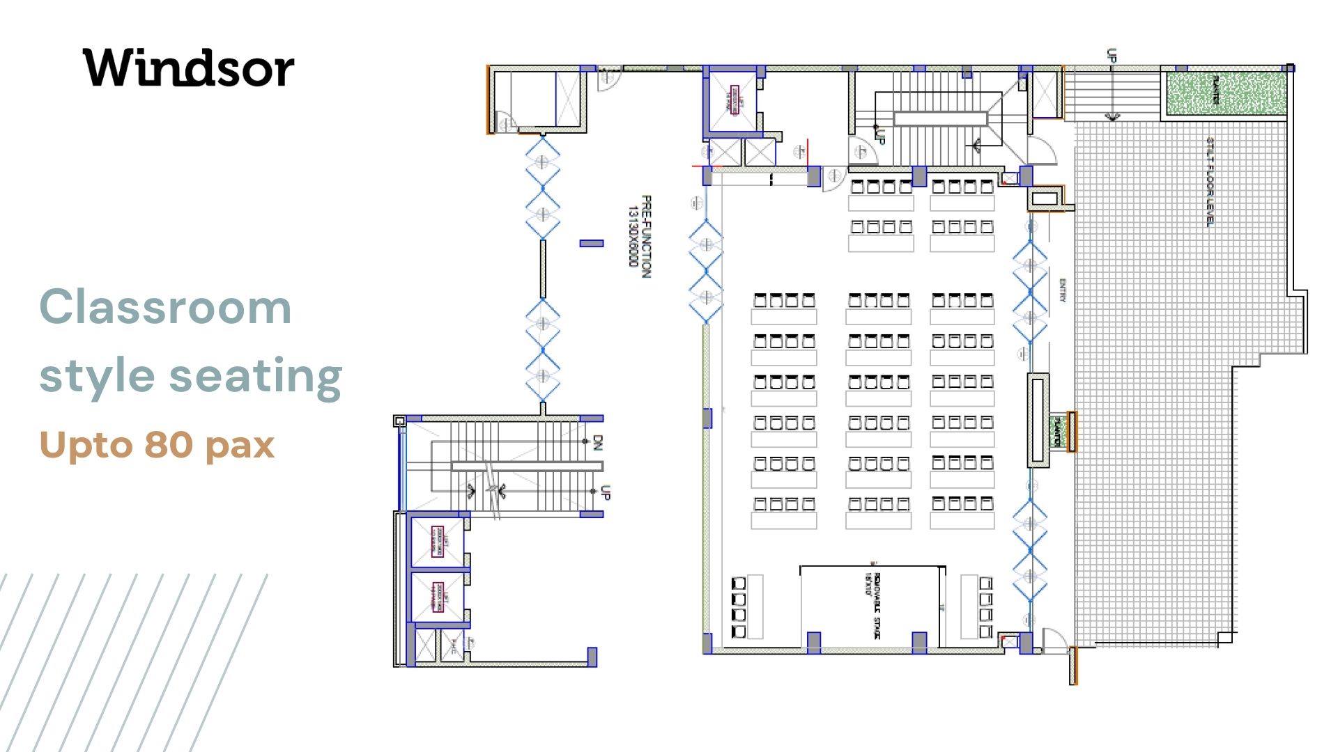 Windsor Ballroom floor plan