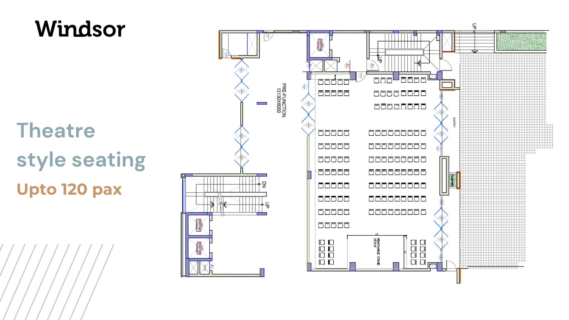 Windsor Ballroom floor plan