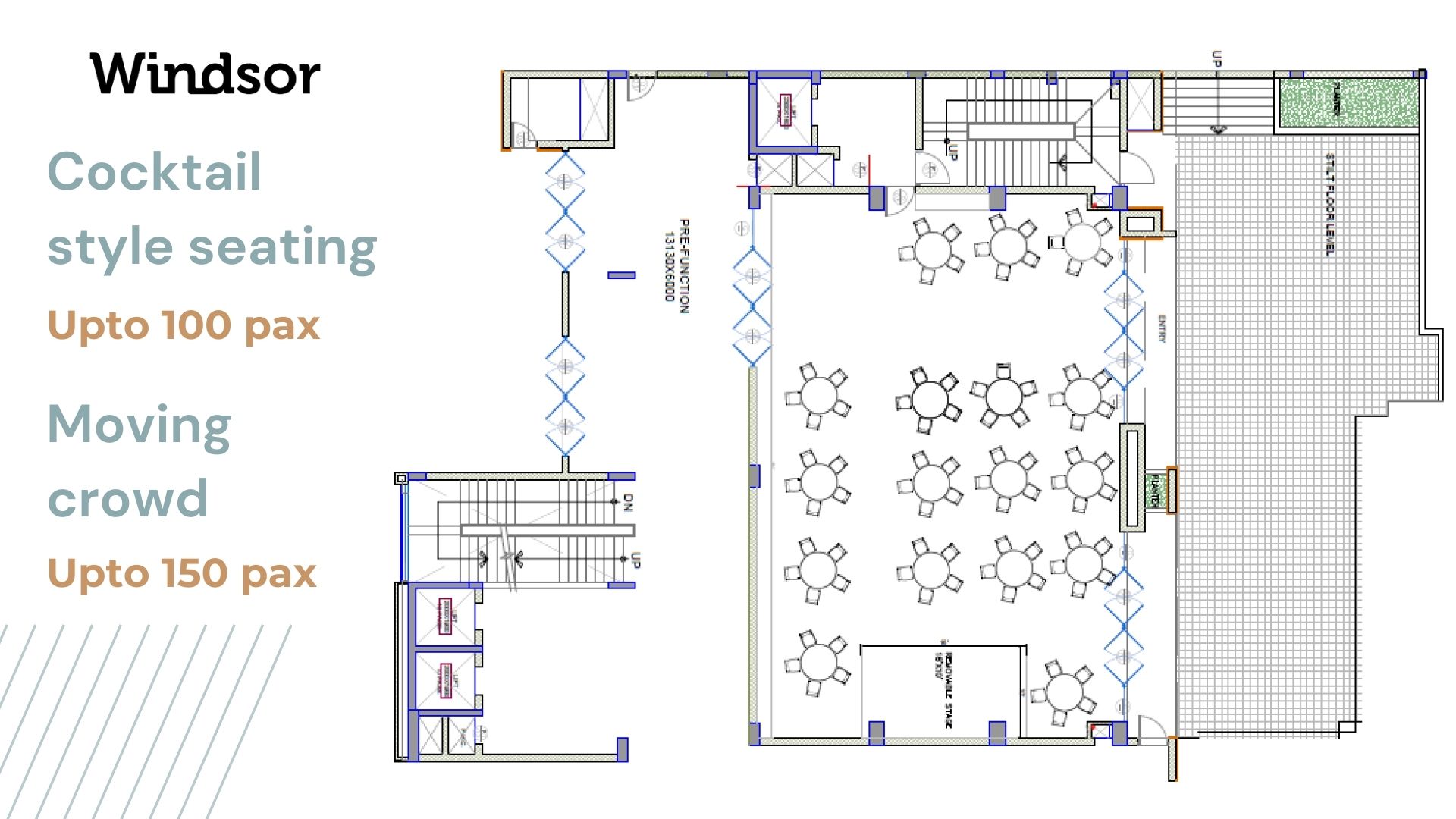 Windsor Ballroom floor plan